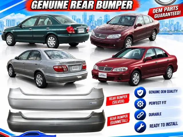 Nissan Bluebird Sylphy / Almera / Sentra 2000-2005 Genuine Rear Bumper, Manchester