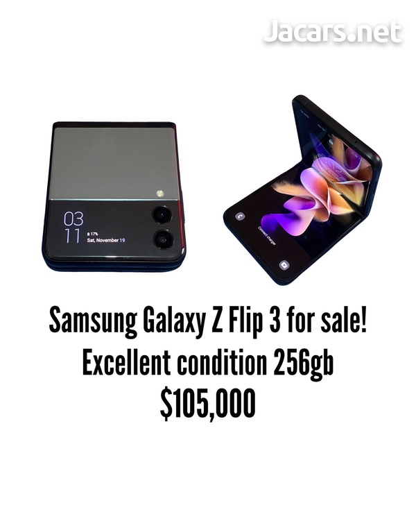 SAMSUNG Galaxy Z Flip 3 5G, Factory Unlocked Android Smartphone, 256gb-1