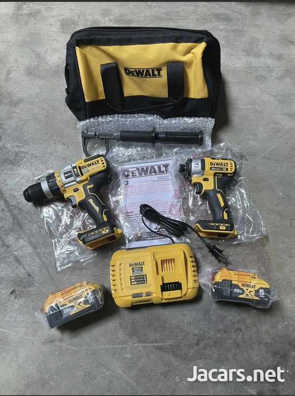 DEWALT DCK2100P2 20V MAX Hammer Drill Driver/Impact Combo Kit