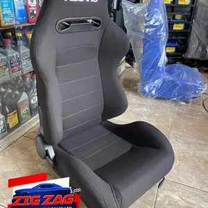 Universal Racing Bucket Seats Pair - Black, Manchester