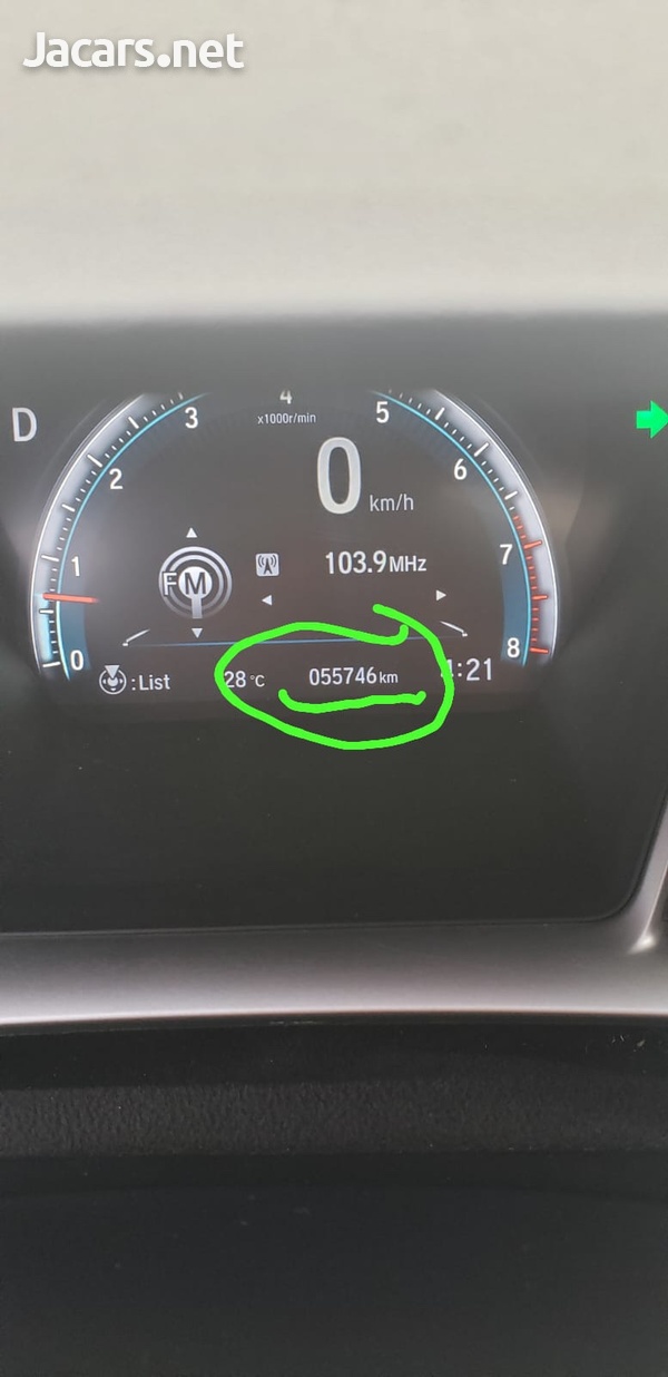 Honda Civic 2,0L 2016-10