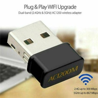 Wireless Lan USB PC WiFi Adapter Network 802.11AC 1200Mbps Dual Band 2.4G / 5G Wireless Lan USB PC WiFi Adapter Network 802.11AC 1200Mbps Dual Band 2.4G / 5G