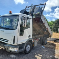 2007 White Iveco tipper truck 2007 White Iveco tipper truck