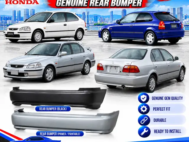 Honda Civic EK1-EK9 Sedan/Hatchback Genuine Rear Bumper, Manchester