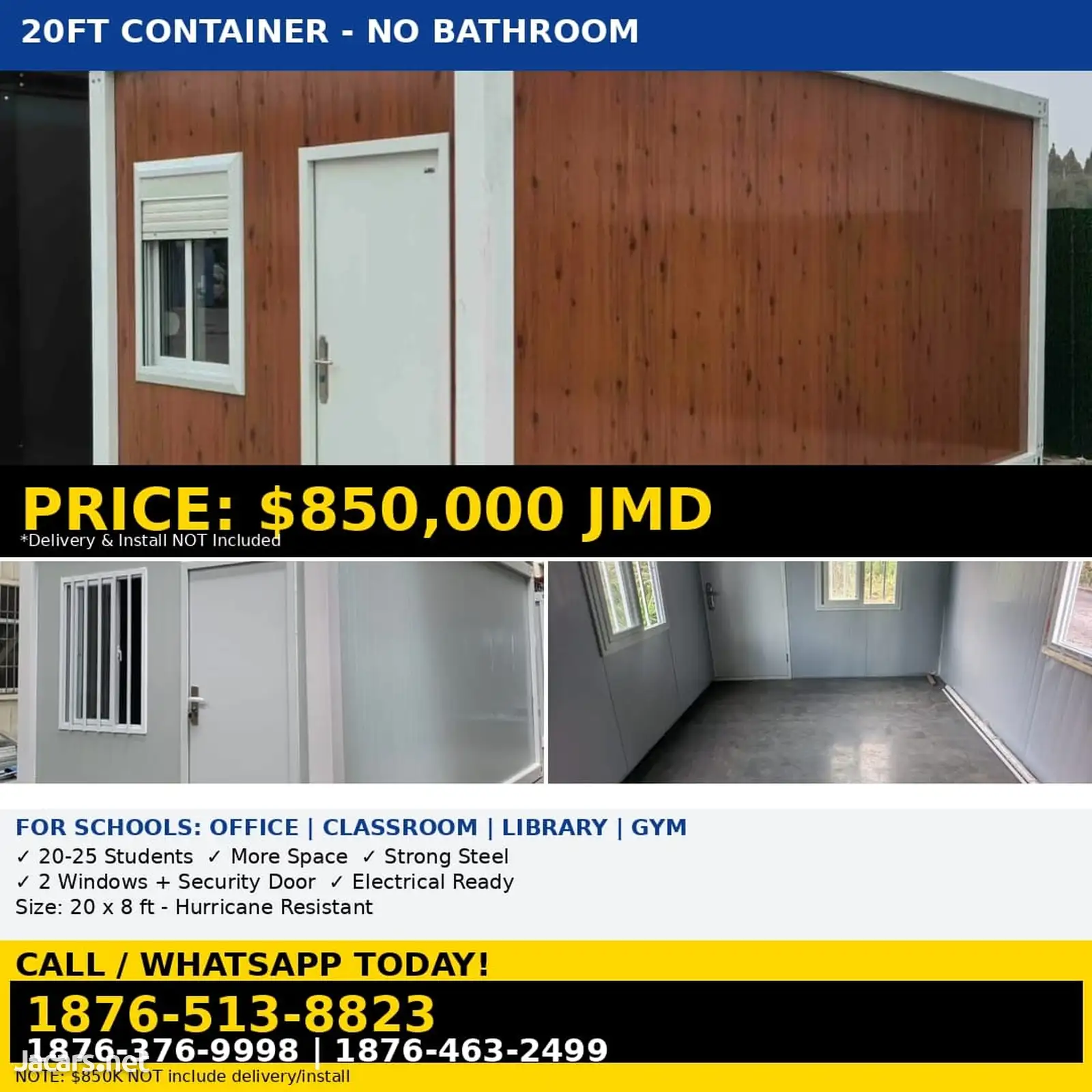 Pre fab container home/ Office JA$850,000 №2529993 in Kingston - Houses ...