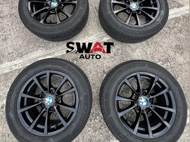 BMW Factory Alloy Rims + 4 New Tyres 16 inch, Kingston