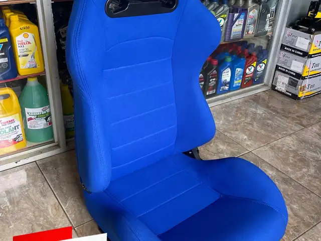 Universal Racing Bucket Seats Pair-Blue, Manchester