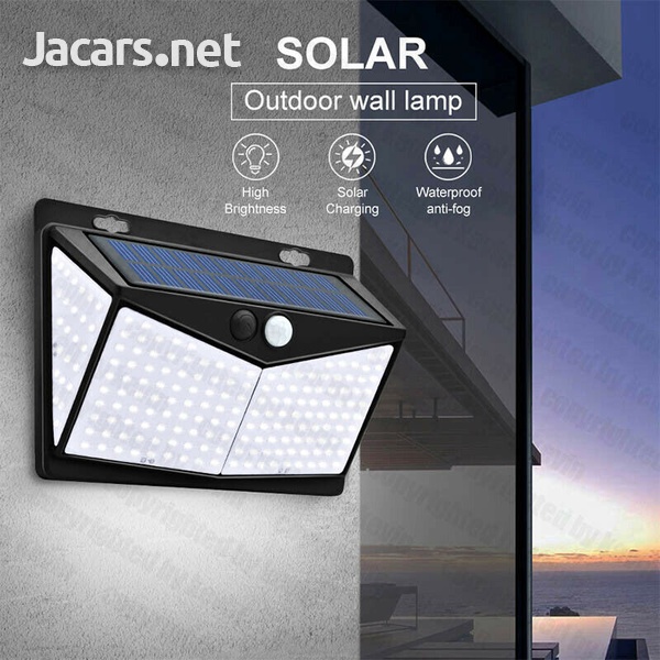 208 LED PIR Motion Sensor Solar Power Wall Lights For Homes Businesses Outdoor-7