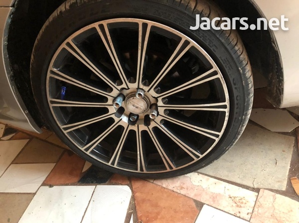 17 inch Black and Chrome Rims and Tyres-5