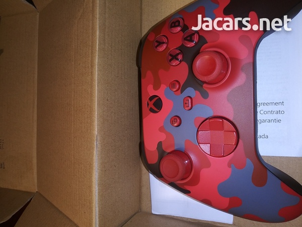 Xbox one X Red Camo Controller-2