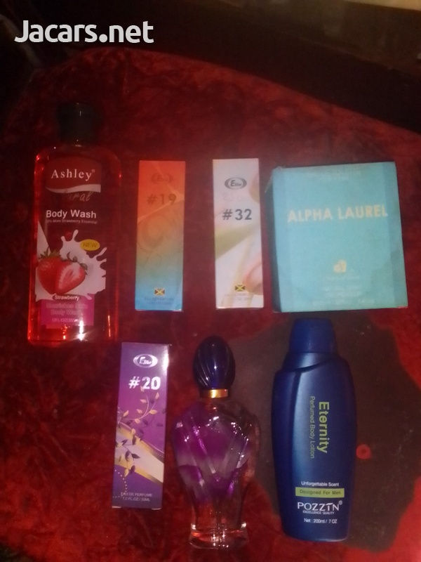 Perfume, cheap lotion, bodywash