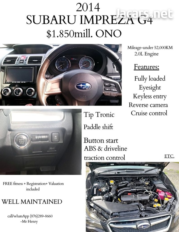 Subaru Impreza 2,1L 2014-1