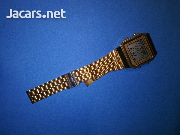 Gold Plated Real Casio Gold Watch-3