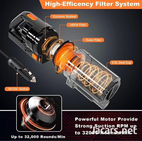 Portable Wet & Dry Vehicle Vacuum-4