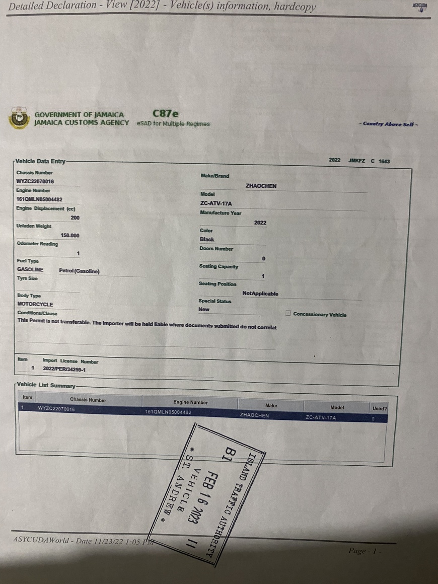 Quads, ATV, buggy For Sale In Jamaica Sell, Buy New And Used Quads, ATV