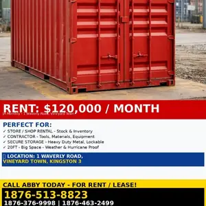 20FT RED METAL CONTAINER, Kingston