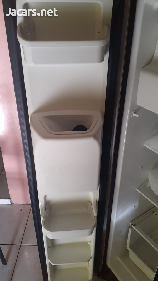 Stainless Steel, Ice & Water Dispenser Double Door Fridge-5
