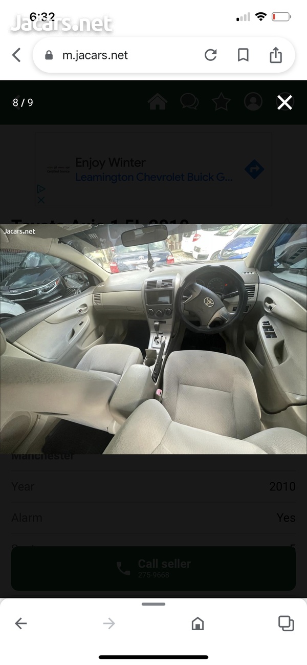 Toyota Axio 1,5L 2010-5