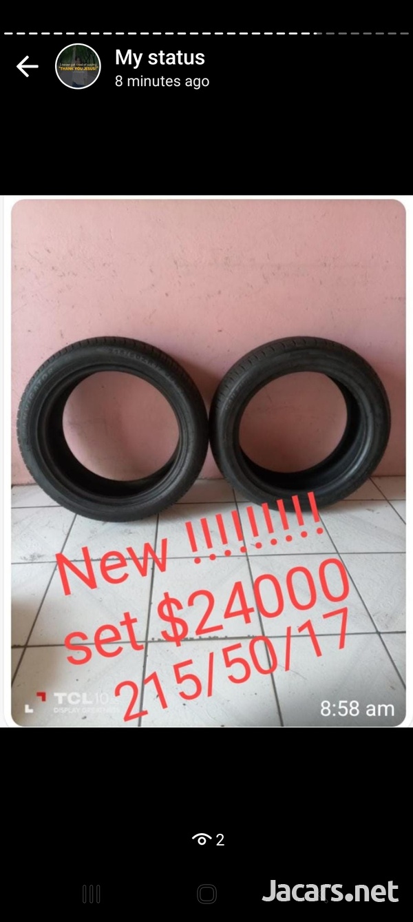 Rims, tyres, used Starlet door-1