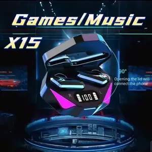 X15 TWS Wireless Earphones Bluetooth Earbuds for Gaming Headset Noise Cancelling, Saint Catherine