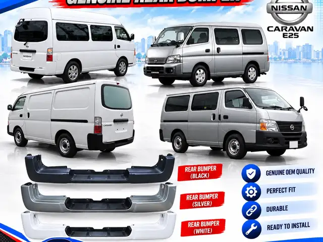 Nissan Caravan E25 2001-2012 Genuine Rear Bumper, Manchester
