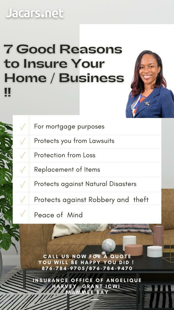 Motor Vehicle, Home & Business Insurance.-2