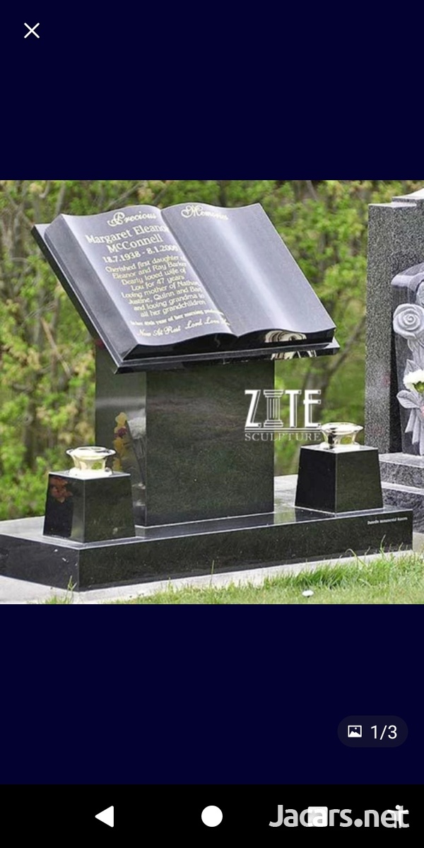 We build headstones and install countertops-3