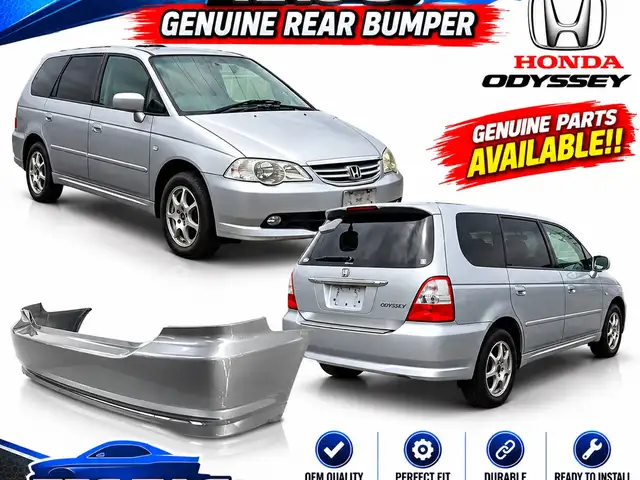 Honda Odyssey RA6-RA9 1999-2003 Genuine Rear Bumper, Manchester