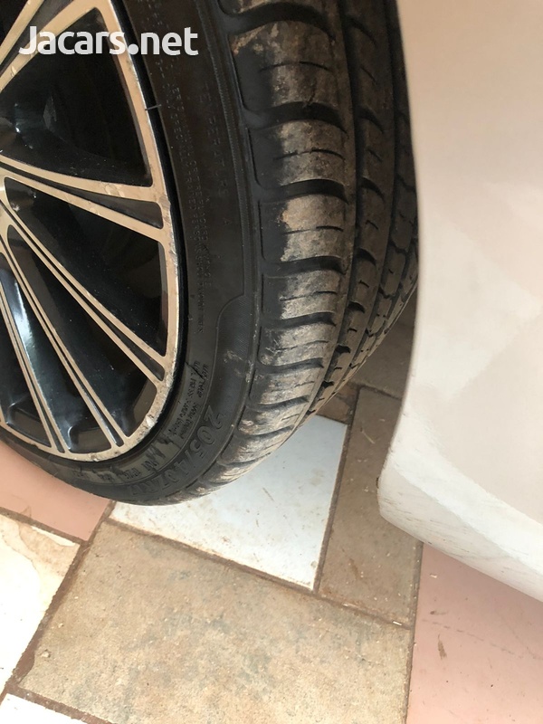 17 inch Black and Chrome Rims and Tyres-8