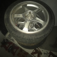 17 inch rims with 215/45/17 tyres- 4lug - complete set 17 inch rims with 215/45/17 tyres- 4lug - complete set