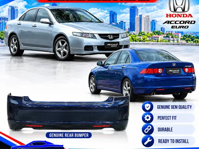 Honda Accord Euro CL7-CL9 2002-2008 Genuine Rear Bumper, Manchester