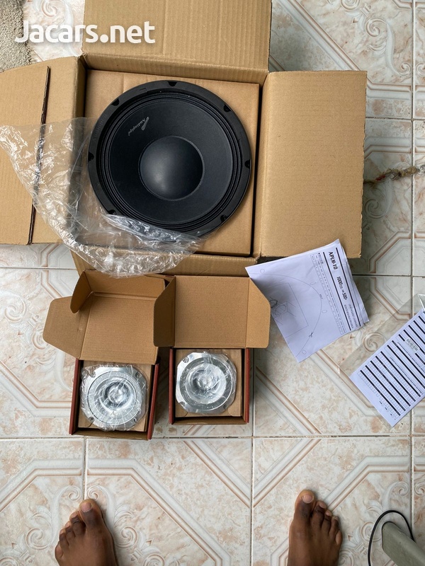 10 inch audiopipe mid an tweeters-1