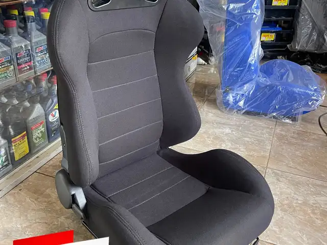 Universal Racing Bucket Seats Pair - Black, Manchester