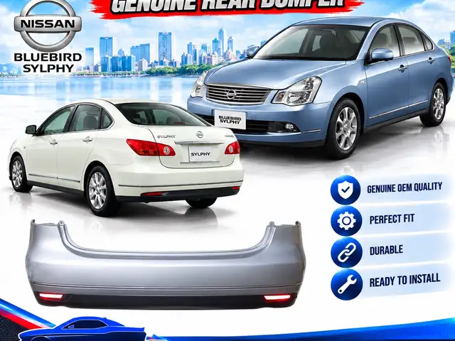 Nissan Bluebird Sylphy 2005-2012 Genuine Rear Bumper, Manchester