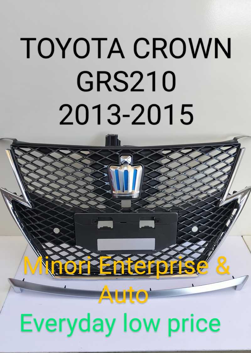 Toyota Crown Athlete GRS210/214 Genuine Front Grill and Bonnet 