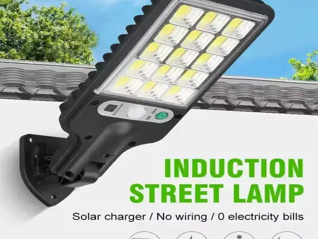 1pc Solar Lights Outdoor 3 Modes 200COB Waterproof Street Lamp Motion Sensor S, Saint Catherine