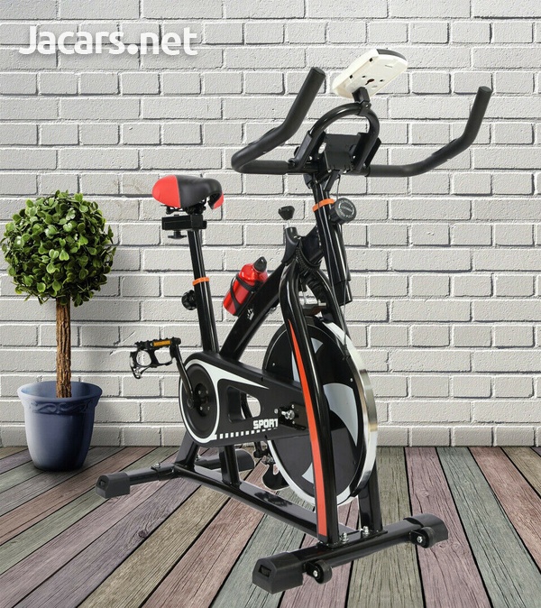 HEAVY DUTY FLY WHEEL EXERCISE BIKE HOME FITNESS GYM LED MONITOR