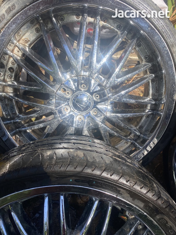 20 inch chrome rims 5 lugs universal-3