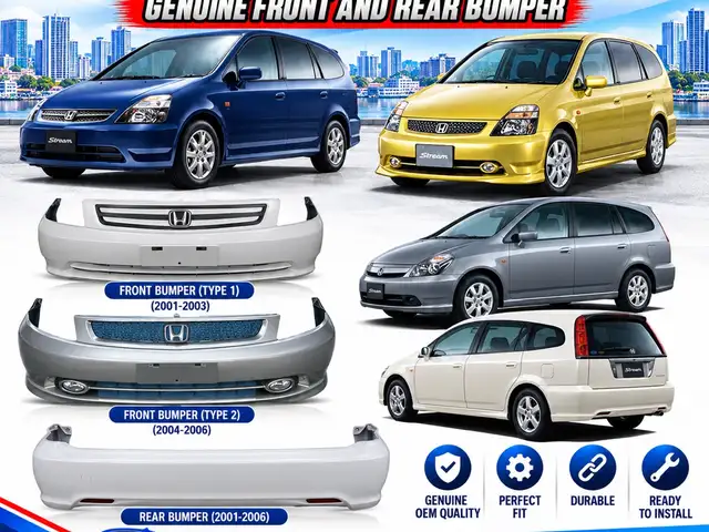 Honda Stream RN1 / RN2 / RN3 / RN4 / RN5 2001-2006 Genuine Front & Rear Bumpers, Manchester