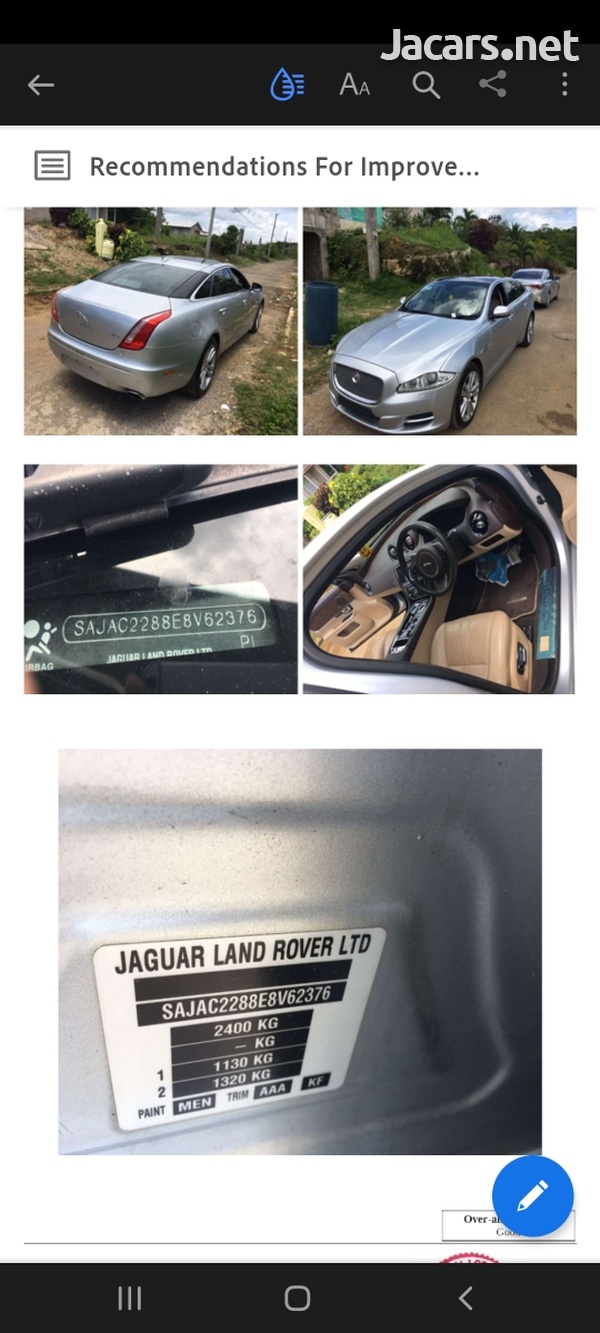 Jaguar Jaguar All Models 3,0L 2014-3