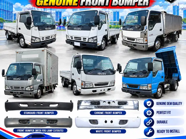 Isuzu Elf Genuine Front Bumper, Manchester