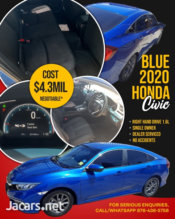Honda Civic 1,6L 2020-2