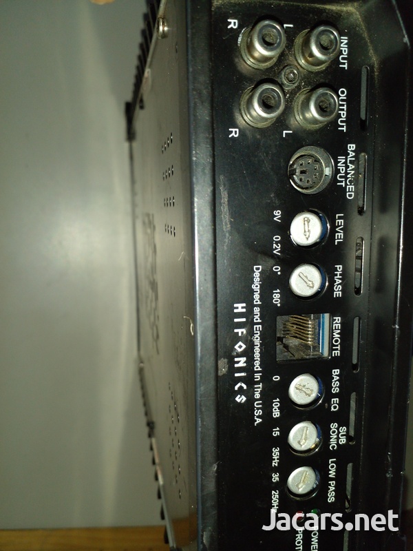 Hifonics Amps and Bass Box-3
